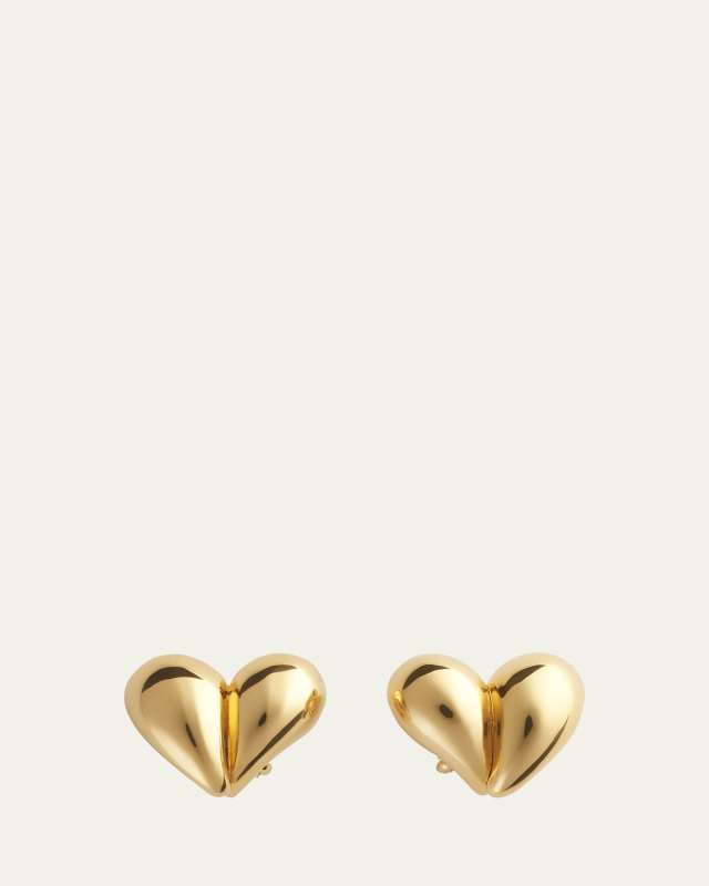 Heart Clip Earrings